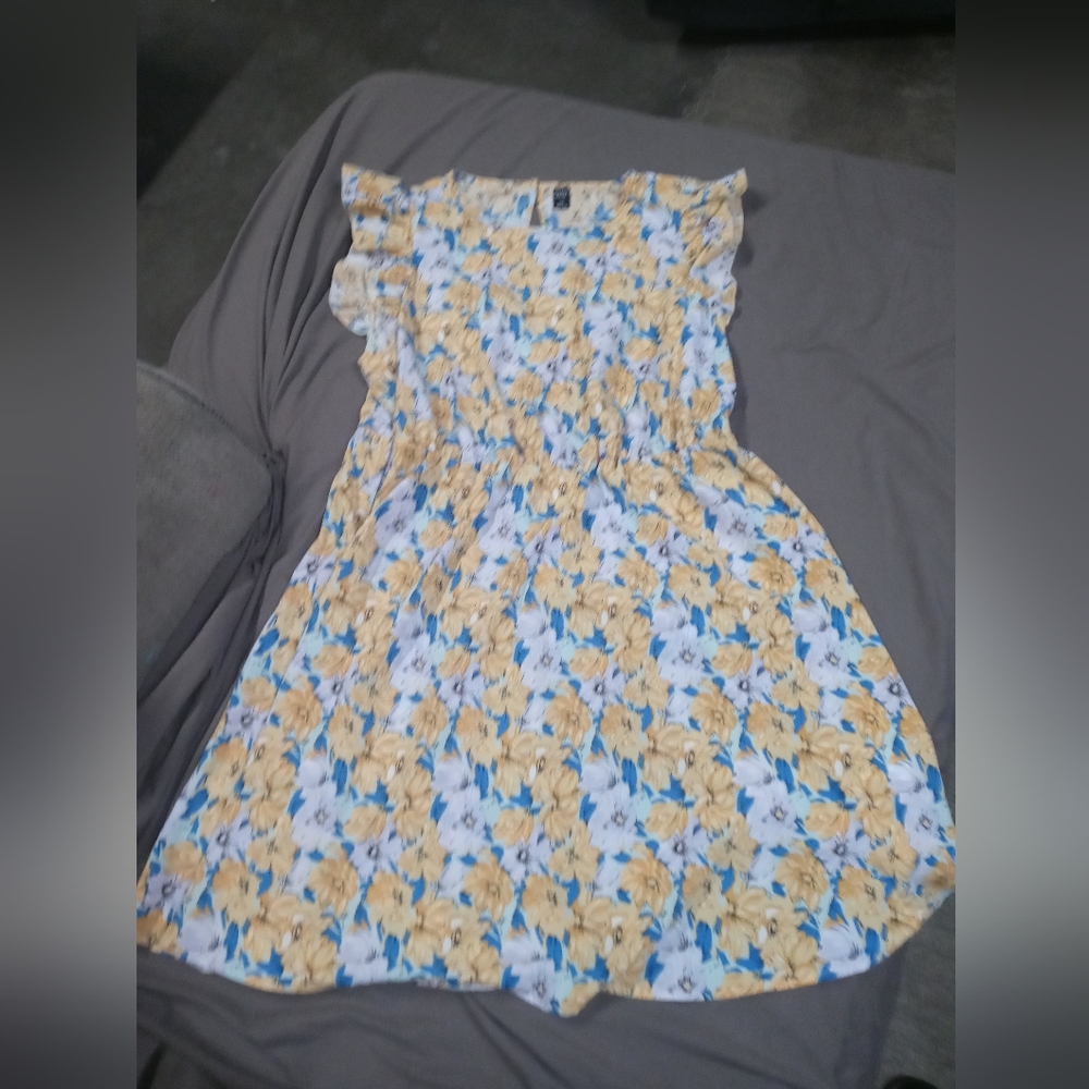 Emery Rose Mini Floral Dress/Size 2XLg